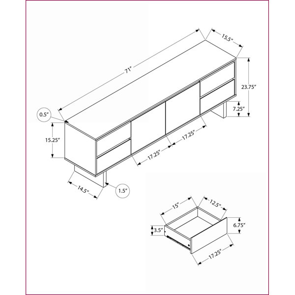 Dimensions du produit