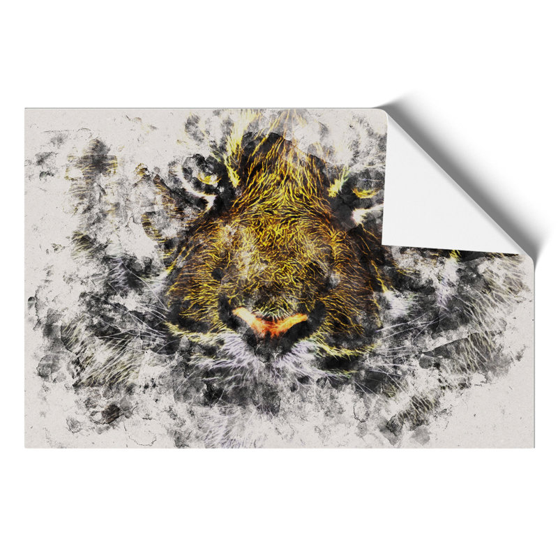 Tiger Watercolour - Frameless Print, 30cm H x 42cm W x 0.1cm D