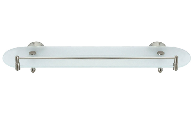 Depok Accent Shelf, Satin Nickel