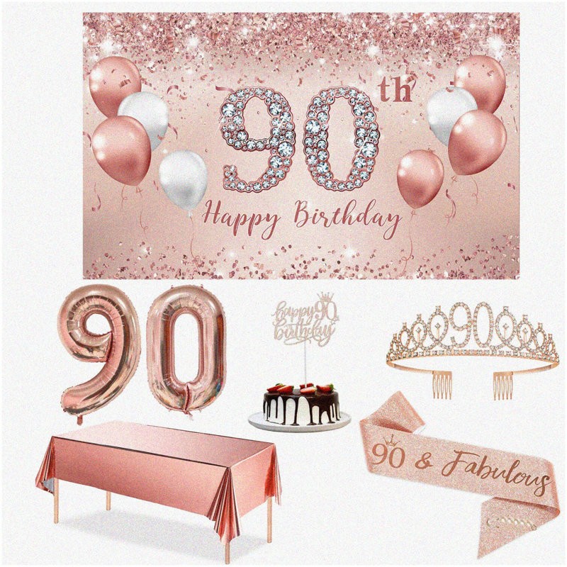 Gold Glitter "Holy Shit You're Old" Birthday Banner