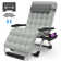 Oversized XXL Folding Zero Gravity Chair, Patio Reclining Lounge Chair 33In with Cushions and Headrest