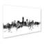 « cleveland ohio b&w », impression sur toile tendue-18233245