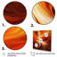 «Orange Abstract Warm Fractal Design VI», art mural fractales-965589519-965589513