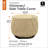Jadon Water-Resistant Round Ottoman/Coffee Table Cover-25536139