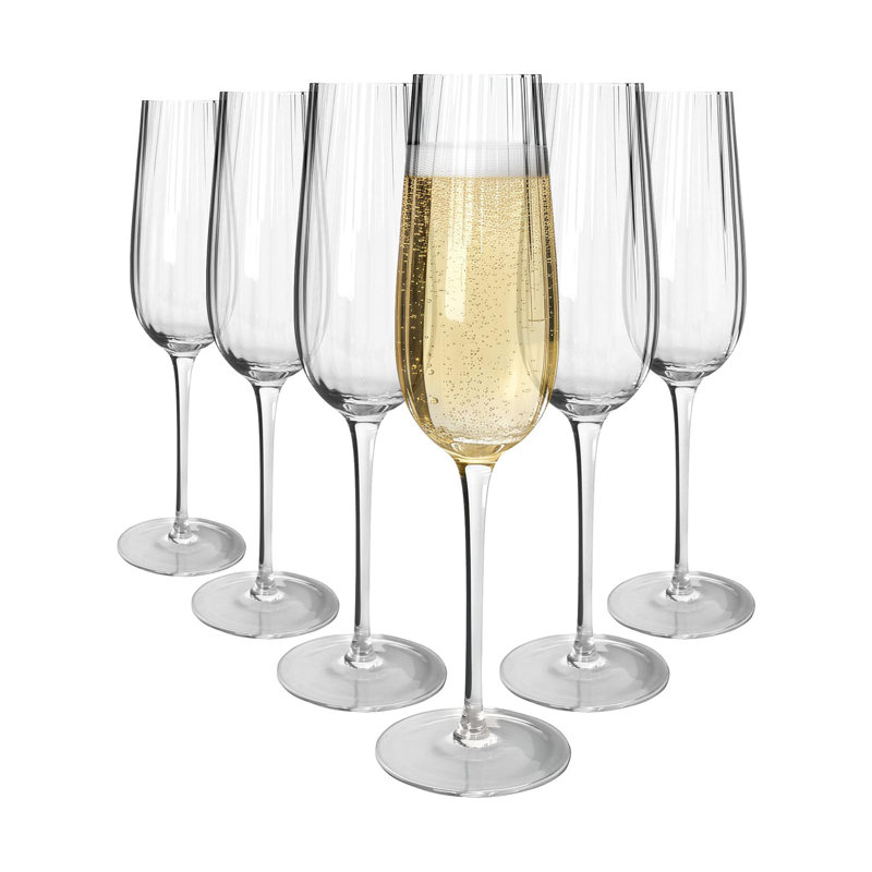 240ml Flute, Set of 6