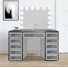 Ensemble coiffeuse Hollywood avec miroir