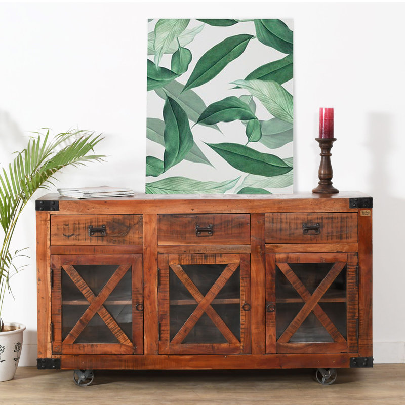 150cm Solid Wood Sideboard