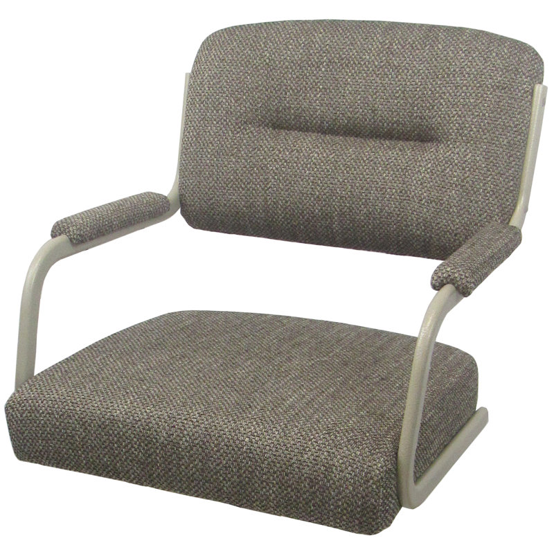 Tabouret de bar pivotant 30 po Jomiah, Beige, Brun clair