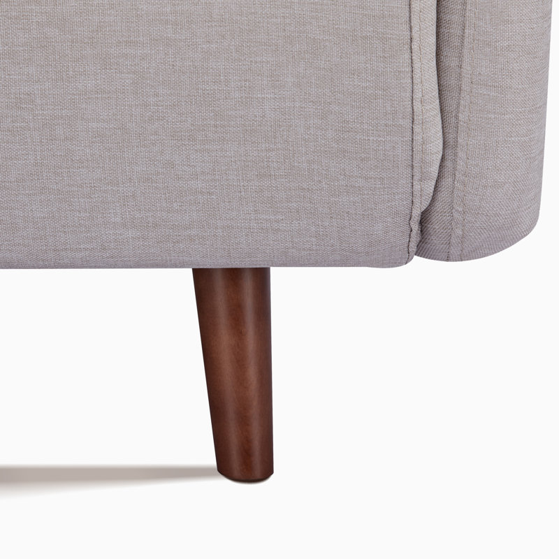 Fauteuil convertible et demi Ashriya, Polyester beige