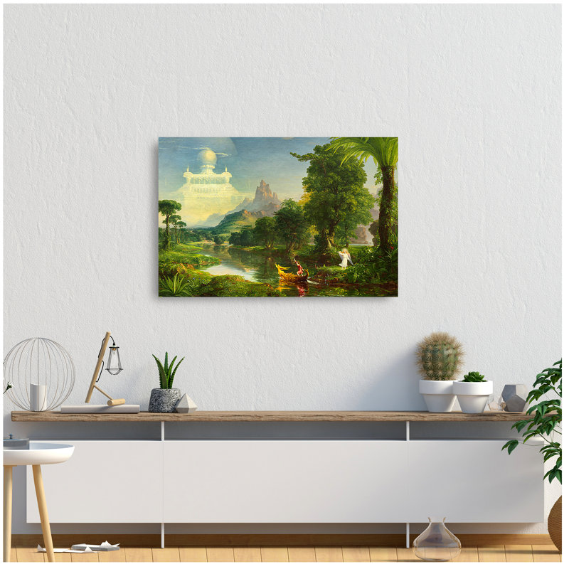 Reproduction d'art classique The World, estampe numérique sur toile, art mural pour la décoration intérieure