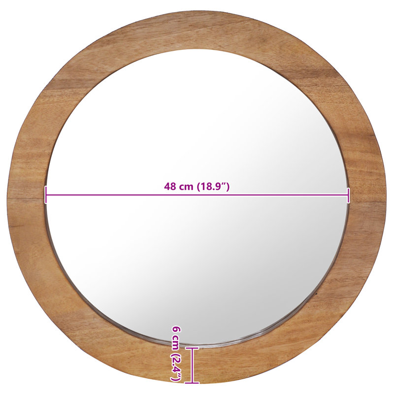 Ingalls Wall Mirror, 60cm H x 60cm W