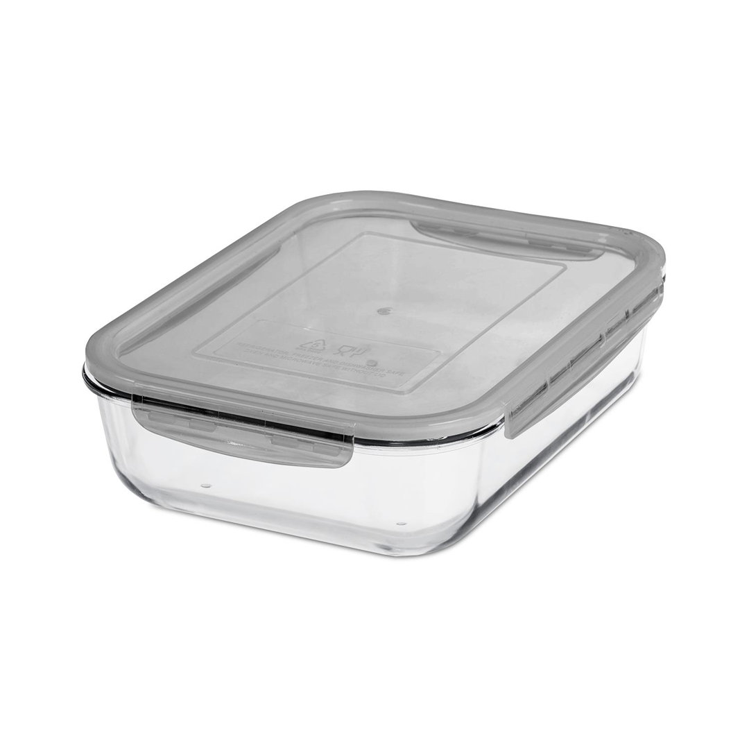 SmartStore Glass Food Container 0.25 L, 0.75 L, 1.6 L & 2.7 L With Airtight Lid