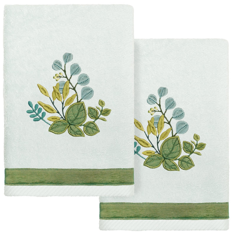  Botanica Turkish Cotton Hand Towel, Aqua