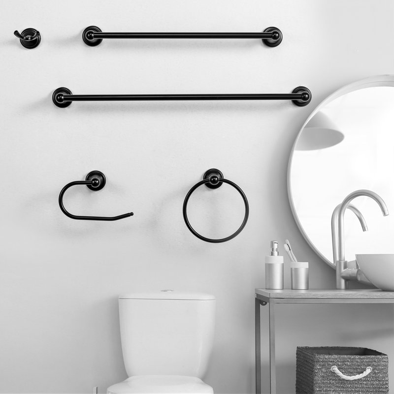 5 - Piece Bathroom Hardware Set, Chrome
