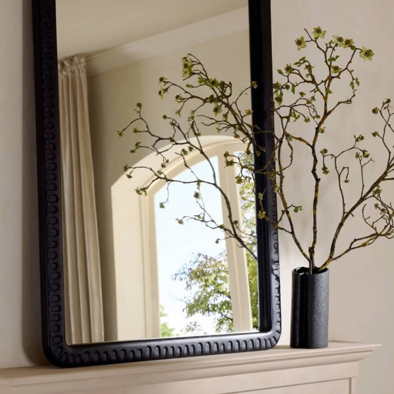 Gregory Rectangle Solid Wood Mirror