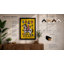 Rider on Starlit Horse Folk Art - Framed Print-1082833249-1082833251
