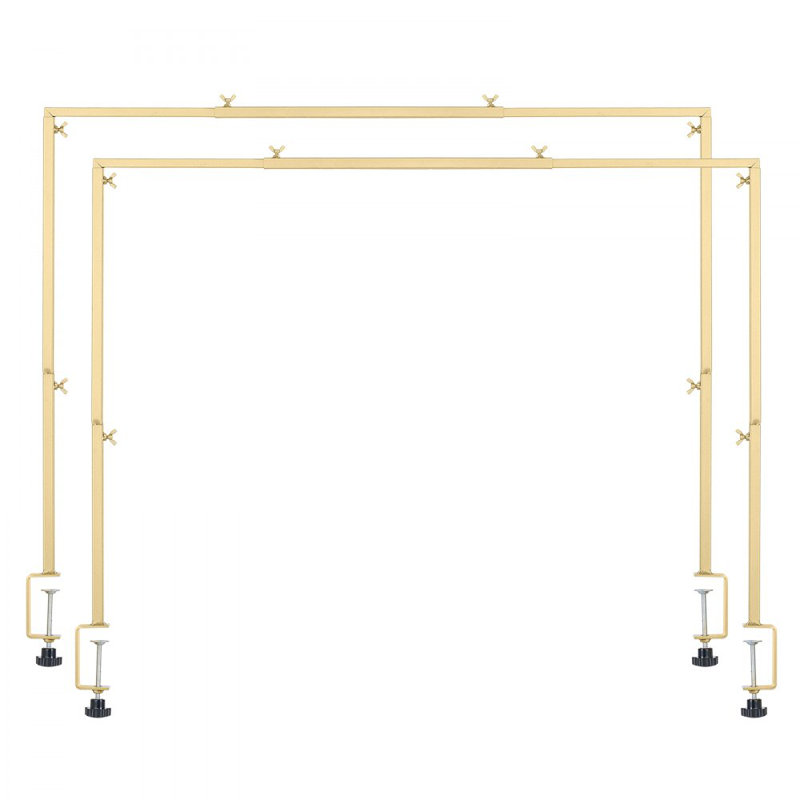 Metal Over The Table Rod Stand, Gold