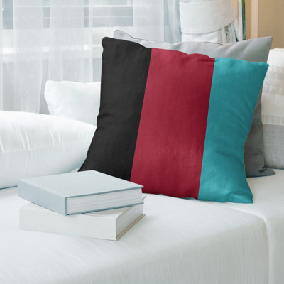 Coussin en lin rayé Arizona baseball