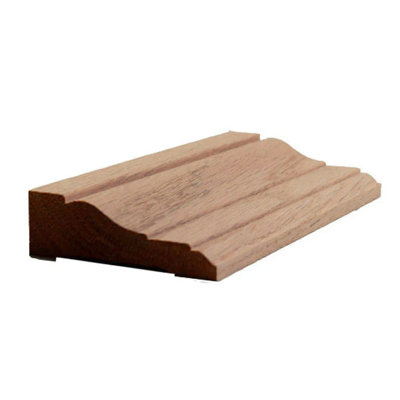 Enveloppe coloniale de 2 3/8 po de large x 3/4 po. Moulure sans finition