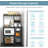 Black Kitchen Bakers Rack With Power Outlet 6 Tier Microwave Stand Storage Shelf Coffee Bar Station 8 S Hooks-1329774526