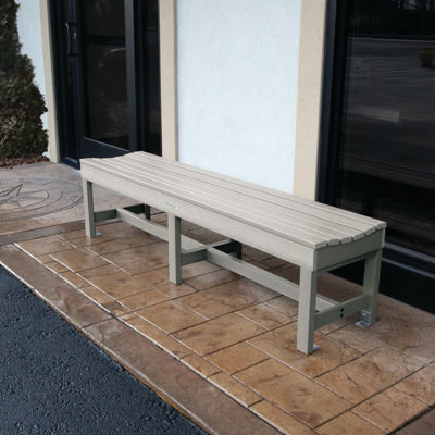 Elyse Plastic Outdoor Bench