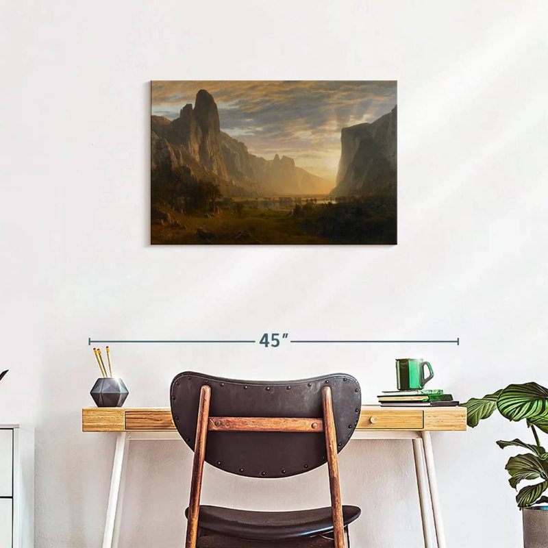 Alvord Looking Down Yosemite Valley CA, 20" H x 30" W