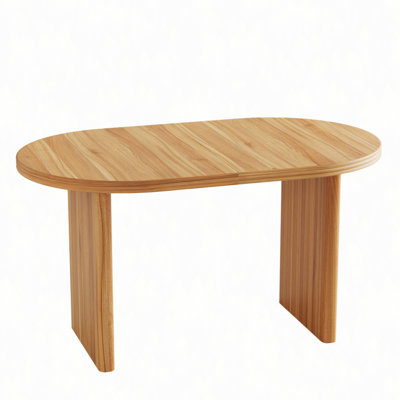 55.12"-70.87"Modern Extendable Dining Table with removable extension leaves,Mid-century modern style home table,Suitable for dining rooms, kitchens, a