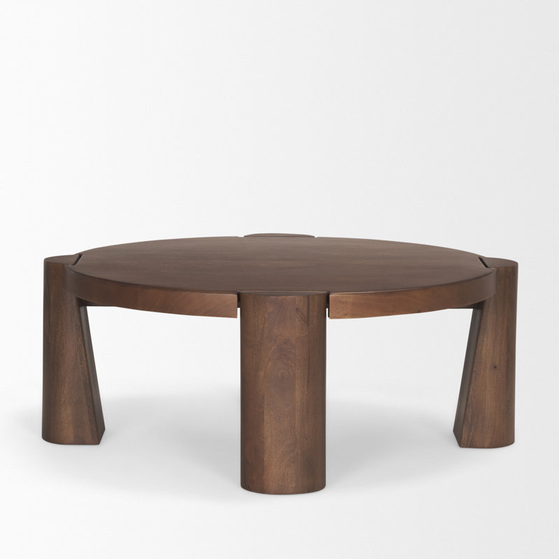 Juljan Round Wood w/ Tapered Legs Coffee Table