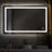 Lyra LED Lighted Bathroom Mirror with Defogger – Wall-Mounted Vanity Mirror with Adjustable Brightness & Color Temperature-57343205