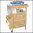 40.5" Outdoor Grill Cart With Stainless Steel Top, Solid Wood Outdoor Storage Cabinet With Drop Leaf, One Drawer, Towel Rack, Rolling Kitchen Cart With Lockable Wheels For Lawn Garden-466220357