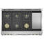Monogram 48" Professional Range With 6 Burners And Griddle-1702870081-1702870080