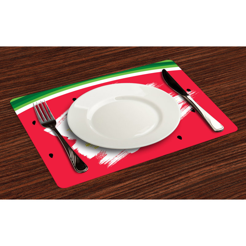 Polyester Food & Drink Rectangle Placemat