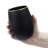 4-Piece Black Stemless Drinking Wine Glasses Glassware