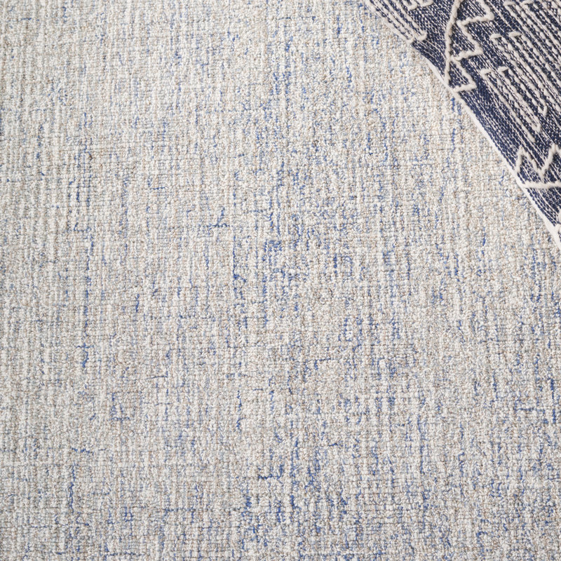 Hand Tufted Wool Rug, Rectangle 5' x 8'