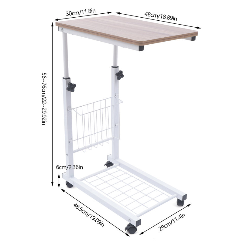 Heinecker End Table Adjustable Height
