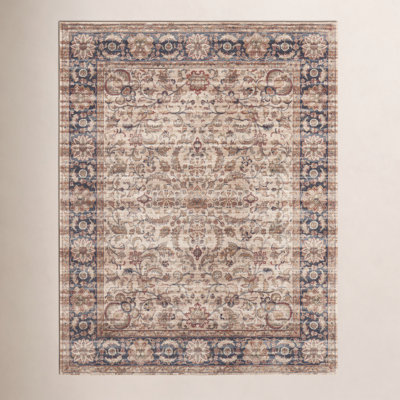 Ivory Traditional Persian Oriental Rug