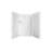 FlexStone Elegance 3-Panel 48"W x 36"D x 80"H Alcove Shower Surround Oyster-89016387