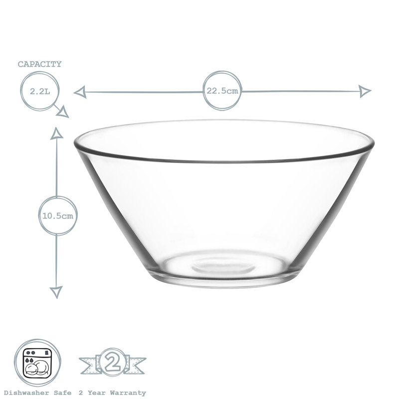 LAV Glass Serving Bowl