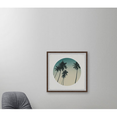 Circle Palms - Single Picture Frame Print