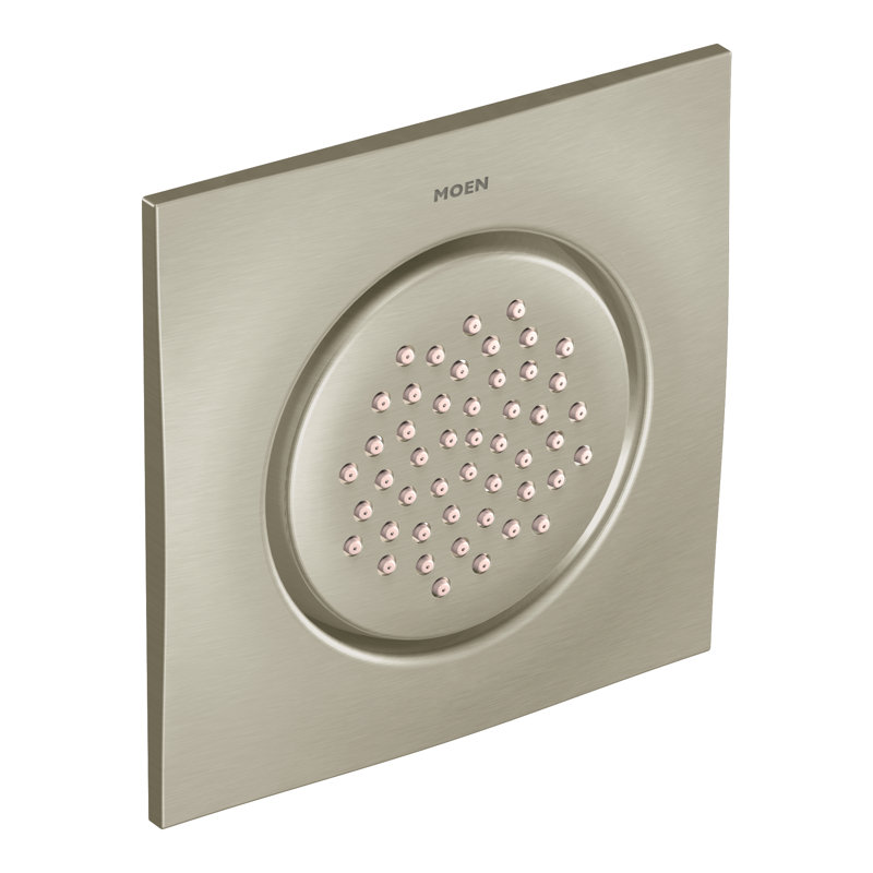Mosaic Full Fixed Body Spray with Immersion, Brushed Nickel