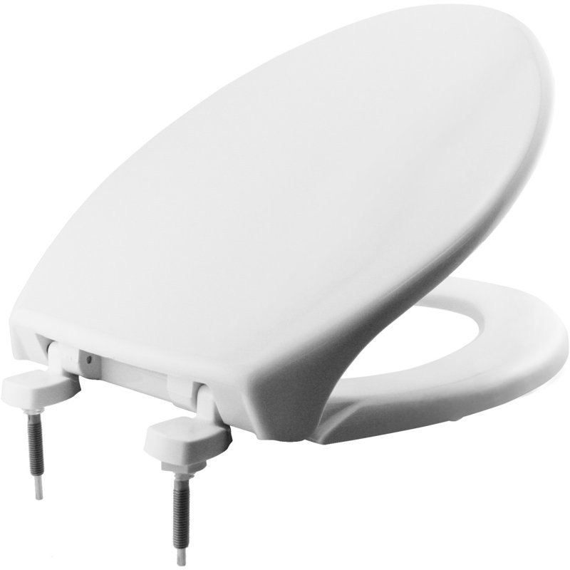 Siège de toilette allongé en plastique