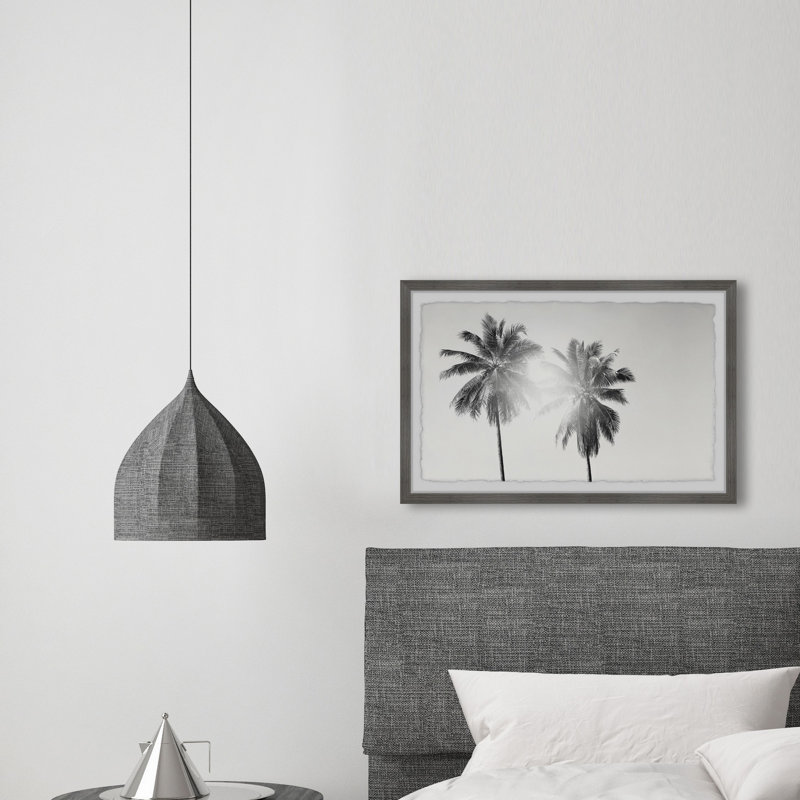 Light From The Palm - Single Picture Frame Print, 61cm H x 91cm W x 3.81cm D
