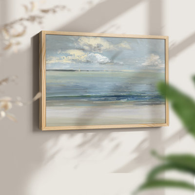 Across The Sound -Framed Print - Restickable