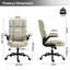 High Back Ergonomic Executive Office Chair with Flip-up Armrests-1229269535