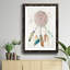 Mandala Dream Catcher - Cadre photo, reproduction d'art sur papier-1195461191-1195461196