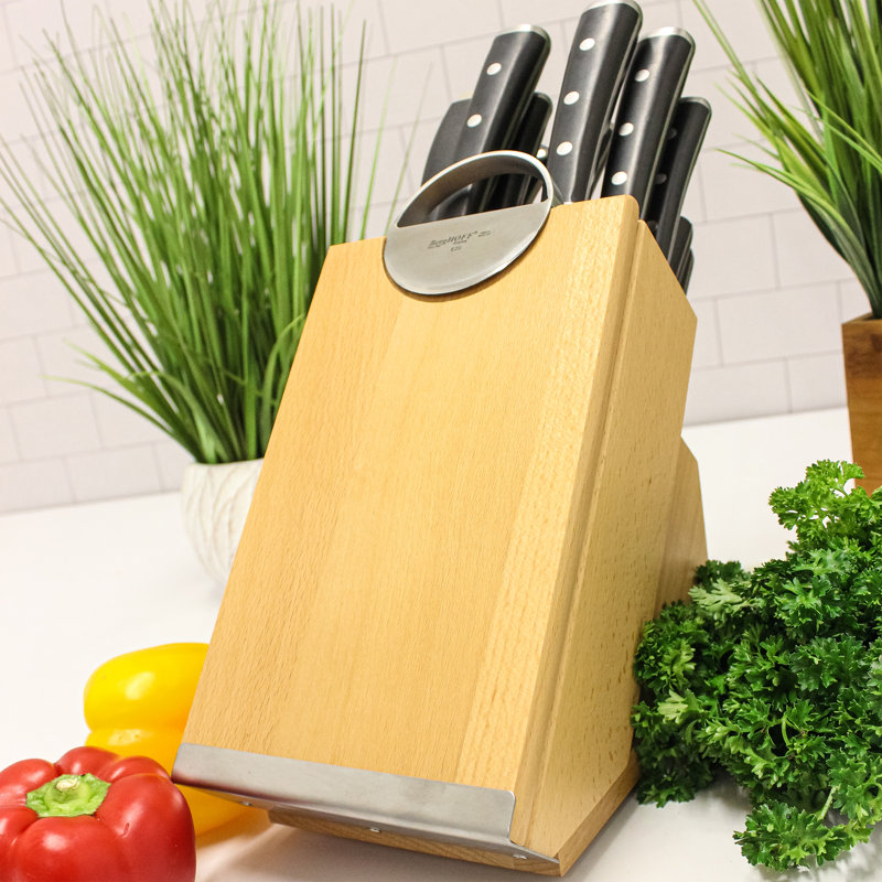 BergHOFF Essentials 21Pc Forged Stainless Steel Smart Knife Block Set