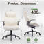 Chaise de bureau moderne pivotante rembourrée-297962272