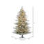 7.5' H Lighted Artificial Pine Christmas Tree