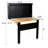 Wall Mounted Workbench, Robust Space-Saving Foldable Workbench With Rubberwood Work Surface, Pegboard For Tools
