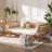 Deago Modern Bohemian Rattan Daybed